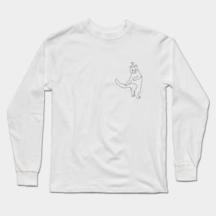 Wikihow Party Cat Long Sleeve T-Shirt